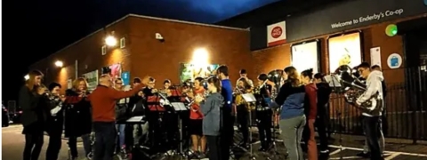 Enderby Youth Band Leads National Moment of Reflection